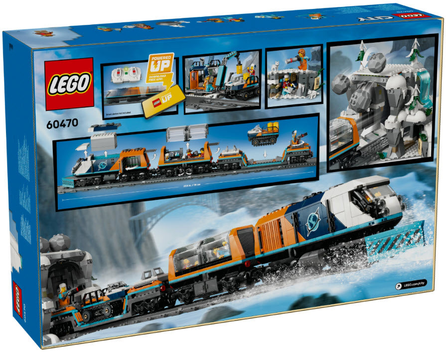Box Rückseite: LEGO City 60470 Arktis-Polarexpress