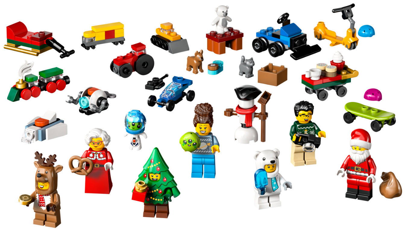 Inhalt: LEGO City 60475 Adventskalender 2025
