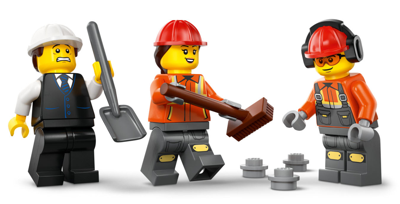 Minifiguren: LEGO City 60478 Betonmischer