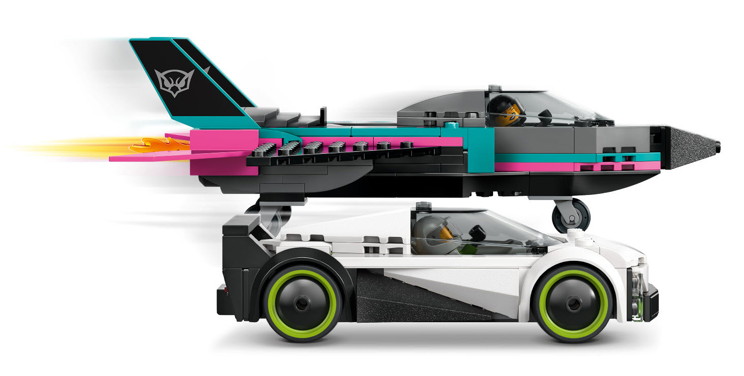 Detail 1: LEGO City 60489 Düsenflieger vs. Rennauto