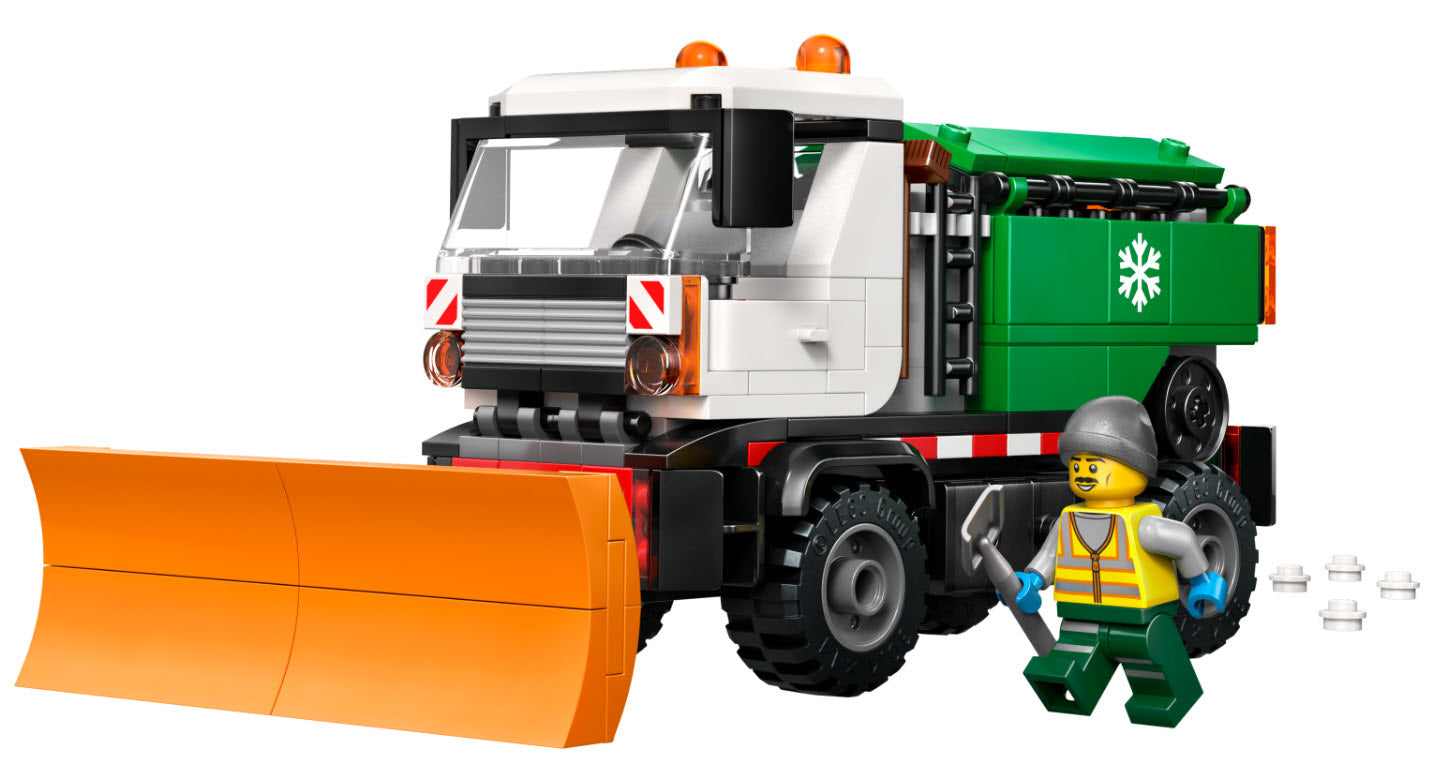 Inhalt: LEGO City 60490 Schneepflug