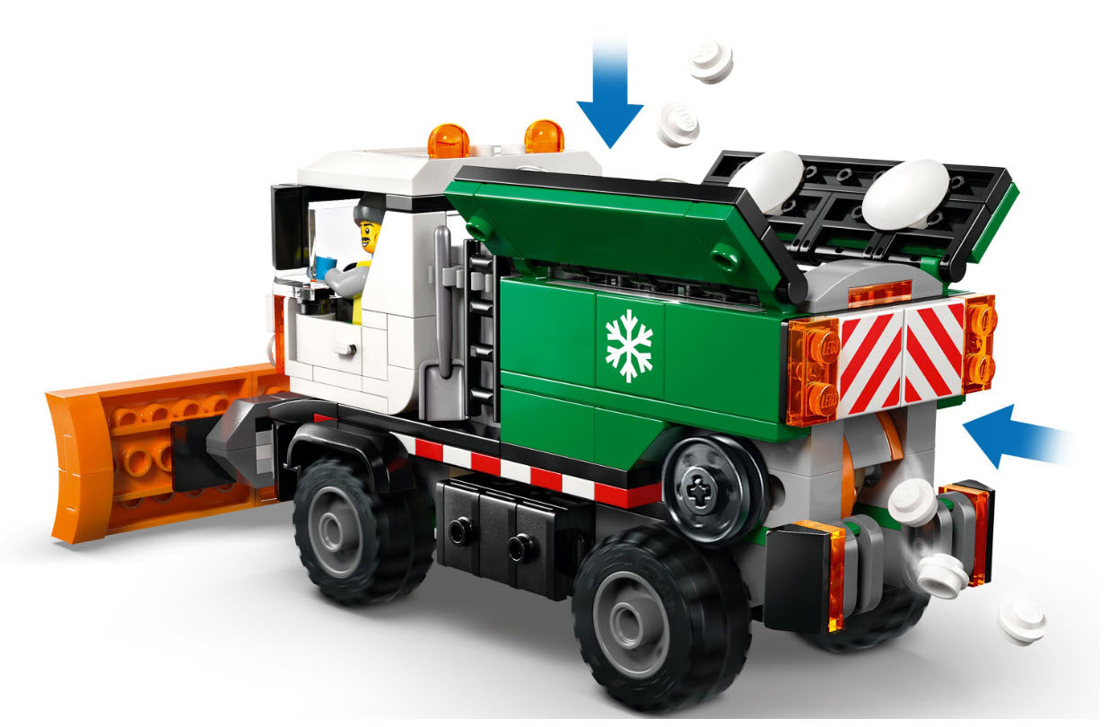 Detail 1: LEGO City 60490 Schneepflug