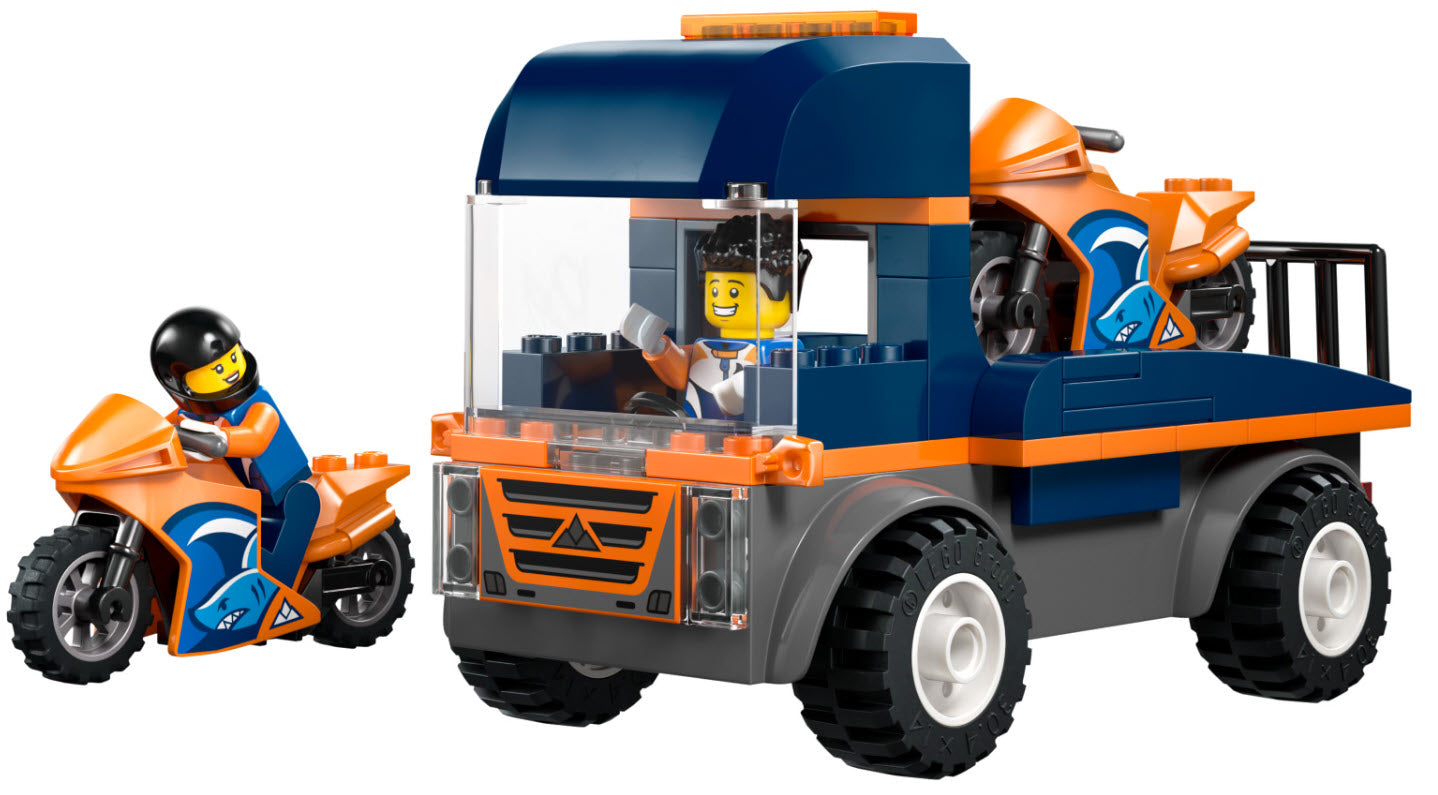 Inhalt: LEGO City 60491 Motorradtransporter