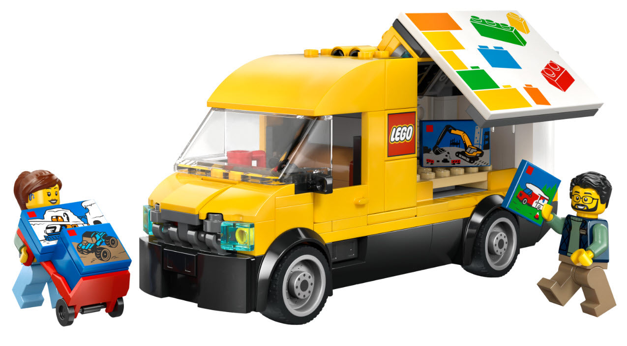 Inhalt: LEGO City 60500 Der LEGO® Lieferwagen