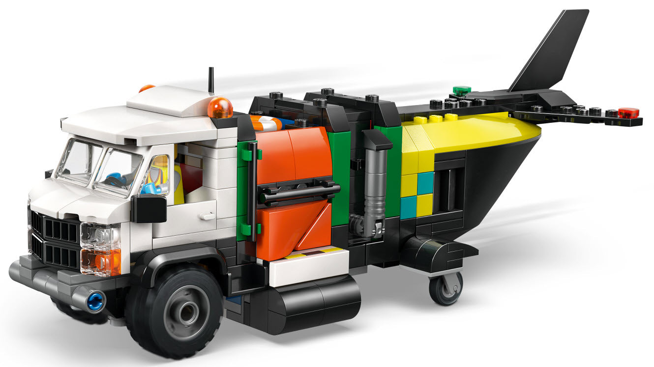 Detail 1: LEGO City 60505 Kombinationsset mit Flugzeug, Wartungsfahrzeug und Luftkissenboot
