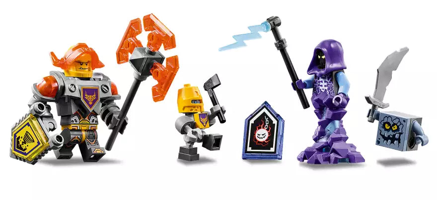 Minifiguren: LEGO Nexo Knights 70354 Axls Krawallmacher