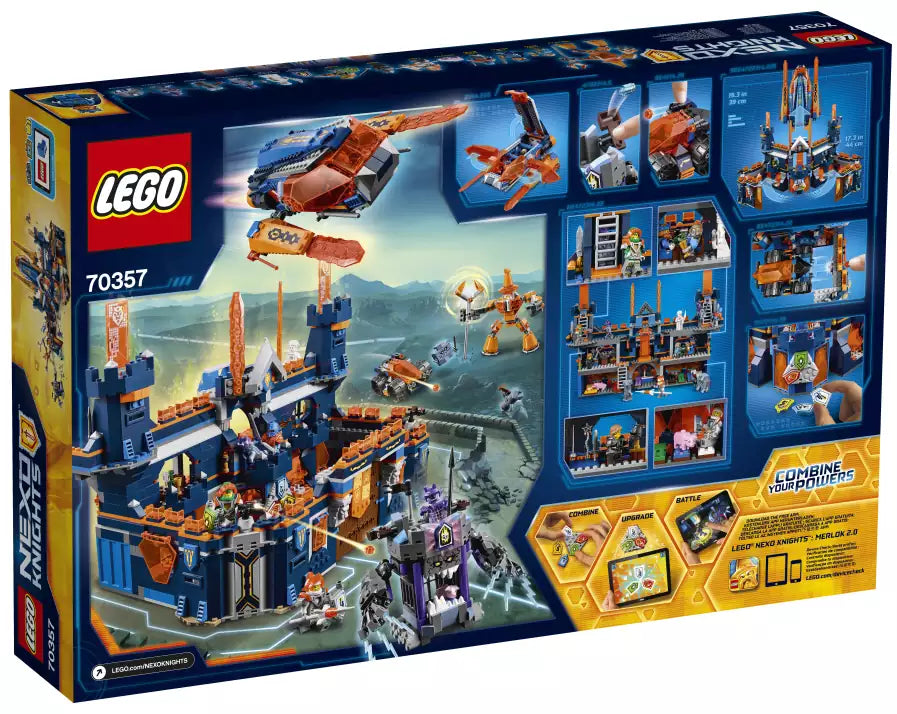 Box Rückansicht: LEGO Nexo Knights 70357 Schloss Knighton