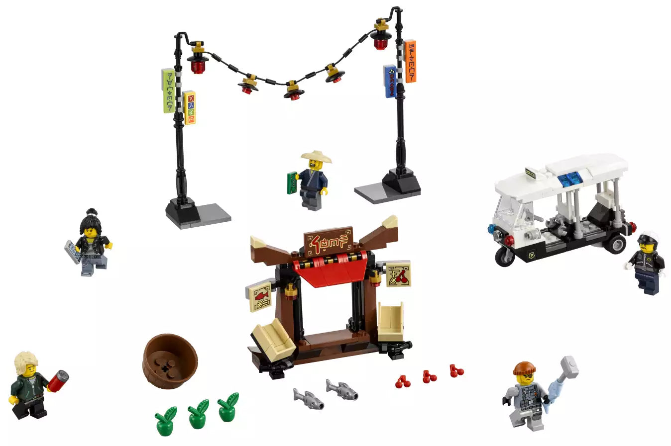 Inhalt: LEGO Ninjago 70607 Verfolgungsjagd in NINJAGO City