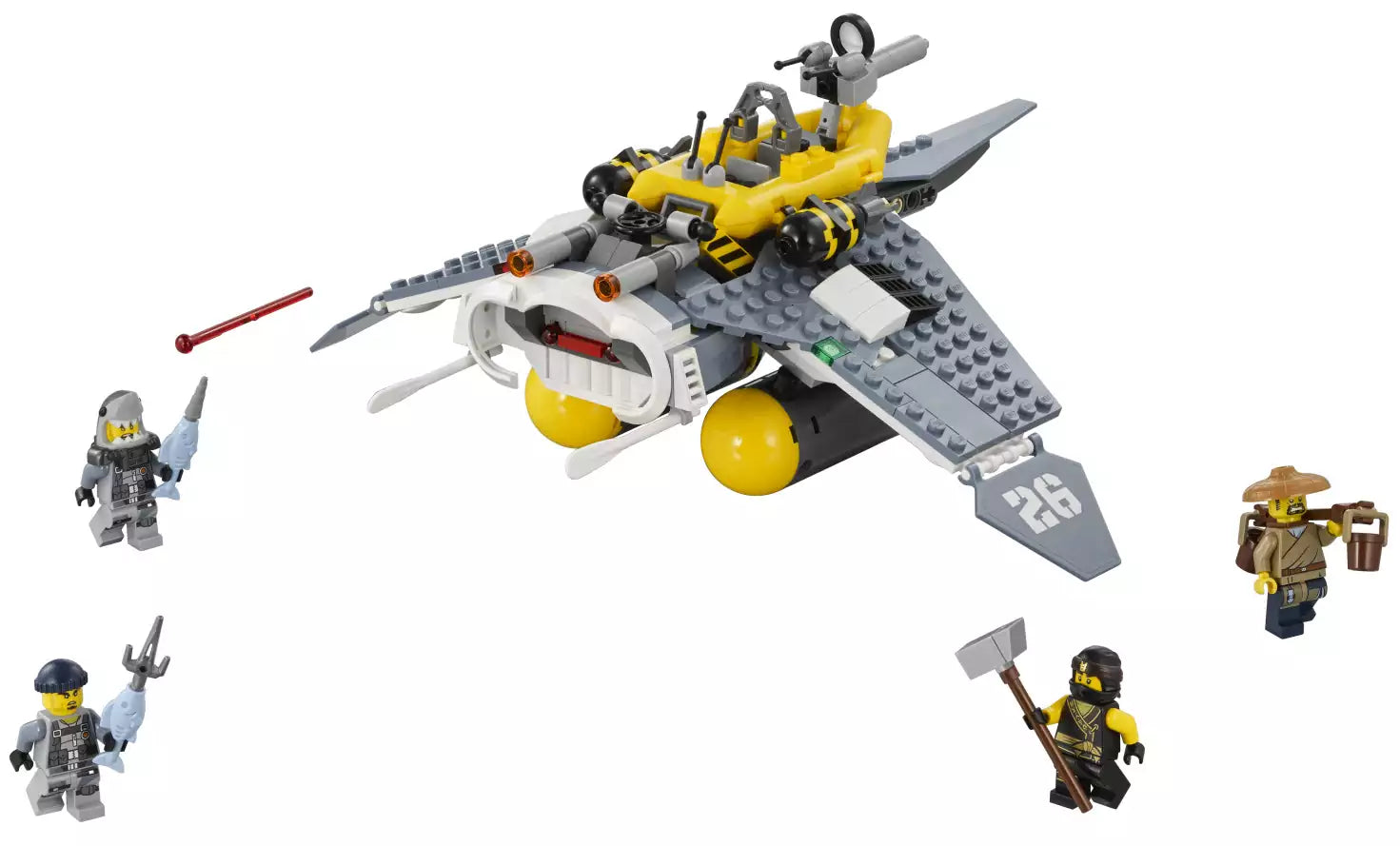Inhalt: LEGO Ninjago 70609 Mantarochen-Flieger