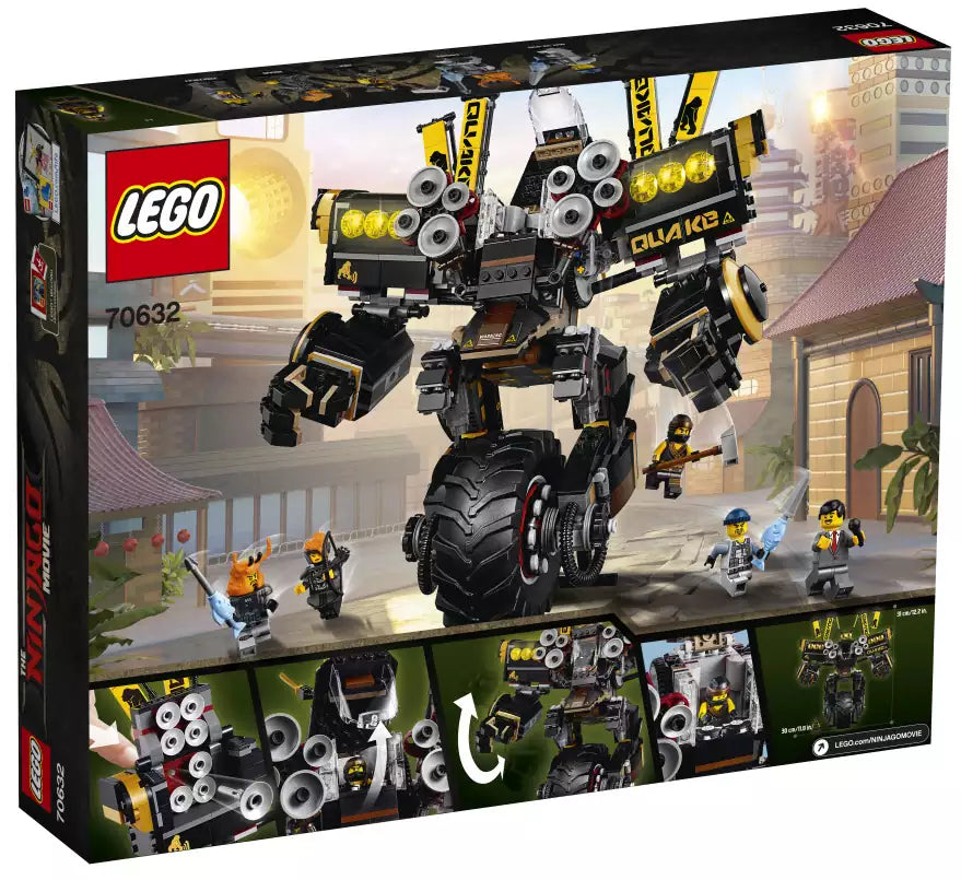 Box Rückansicht: LEGO Ninjago 70632 Cole's Donner-Mech