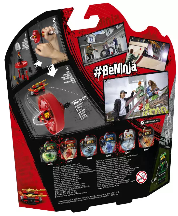 Box Rückansicht: LEGO Ninjago 70633 Spinjitzu-Meister Kai