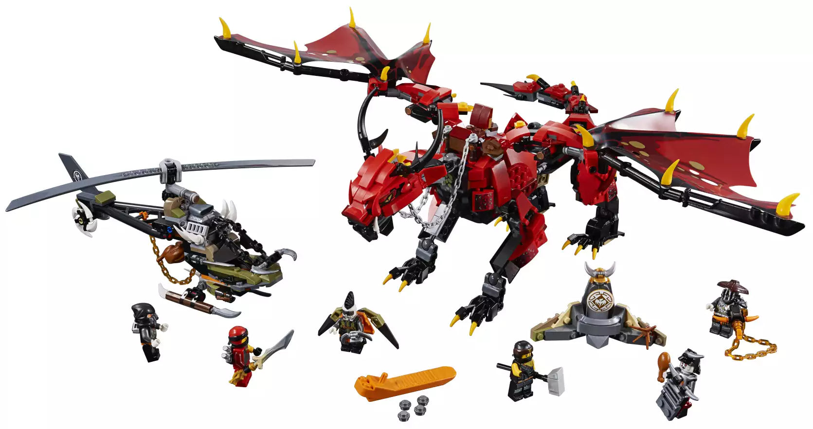 Inhalt: LEGO Ninjago 70653 Mutter der Drachen