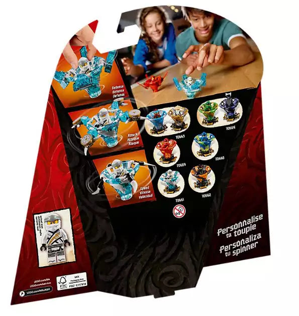 Box Rückseite: LEGO Ninjago 70661 Spinjitzu Zane