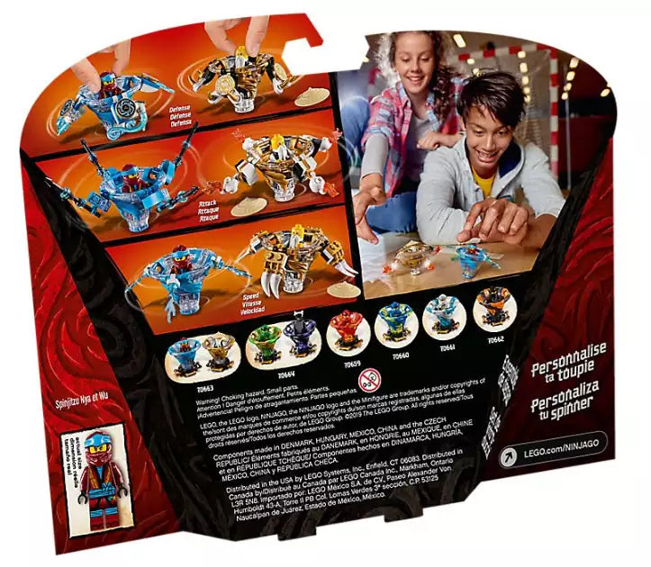 Box Rückseite: LEGO Ninjago 70663 Spinjitzu Nya & Wu
