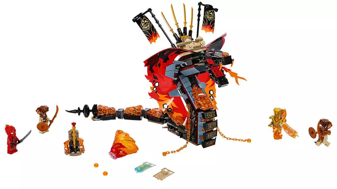 Inhalt: LEGO Ninjago 70674 Feuerschlange