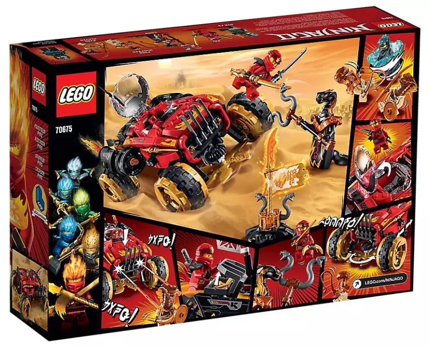 Box Rückansicht: LEGO Ninjago 70675 Katana 4x4