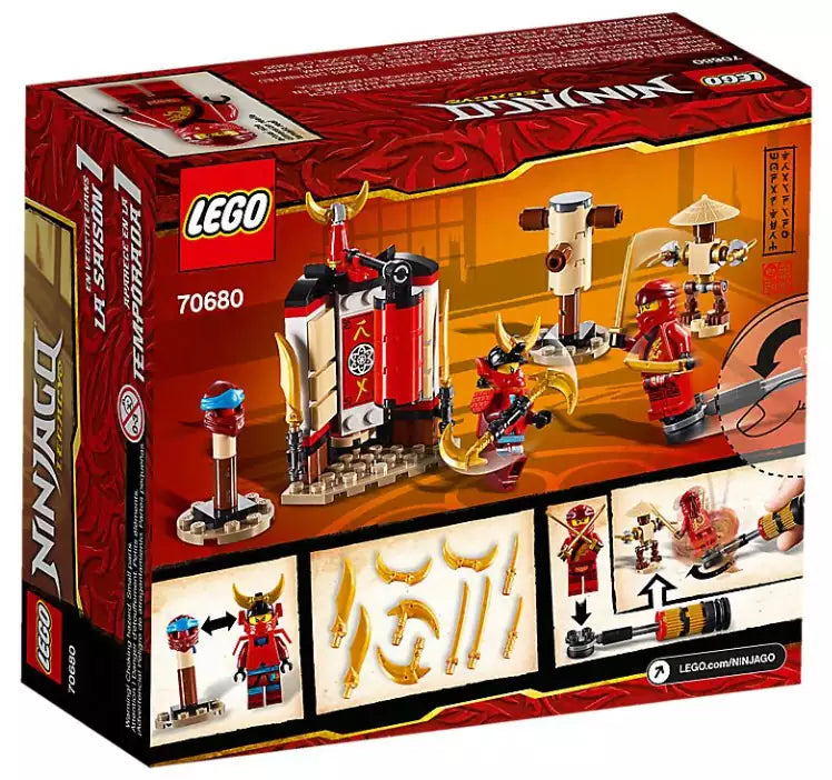 Box Rückseite: LEGO Ninjago 70680 Ninja Tempeltraining