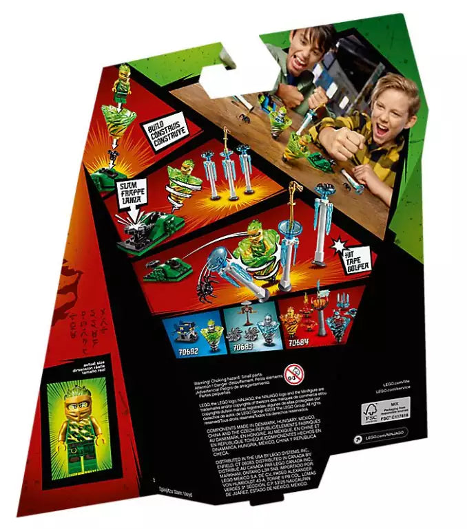Box Rückansicht: LEGO Ninjago 70681 Spinjitzu Slam – Lloyd