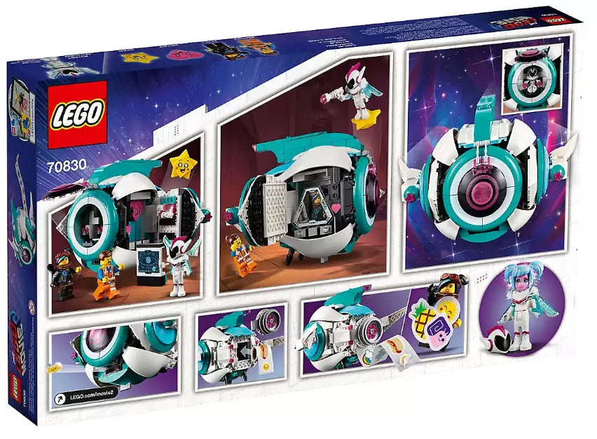Box Rückseite: LEGO MOVIE 2 70830 Sweet Mischmaschs Systar Raumschiff