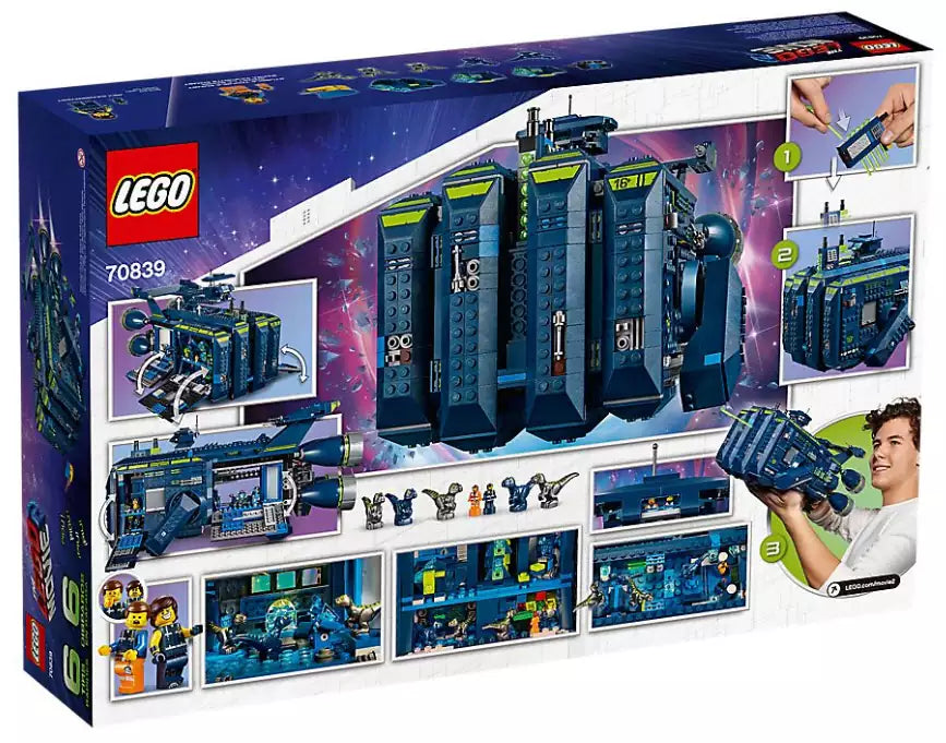 Box Rückansicht: LEGO MOVIE 2 70839 Die Rexcelsior!