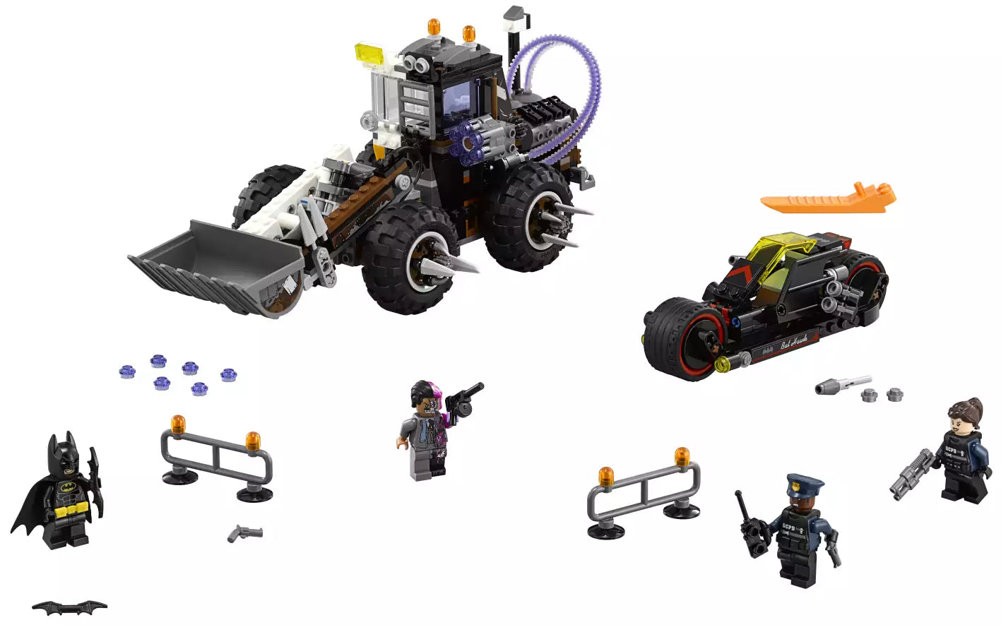 Inhalt: The LEGO Batman Movie 70915 Doppeltes Unheil durch Two-Face