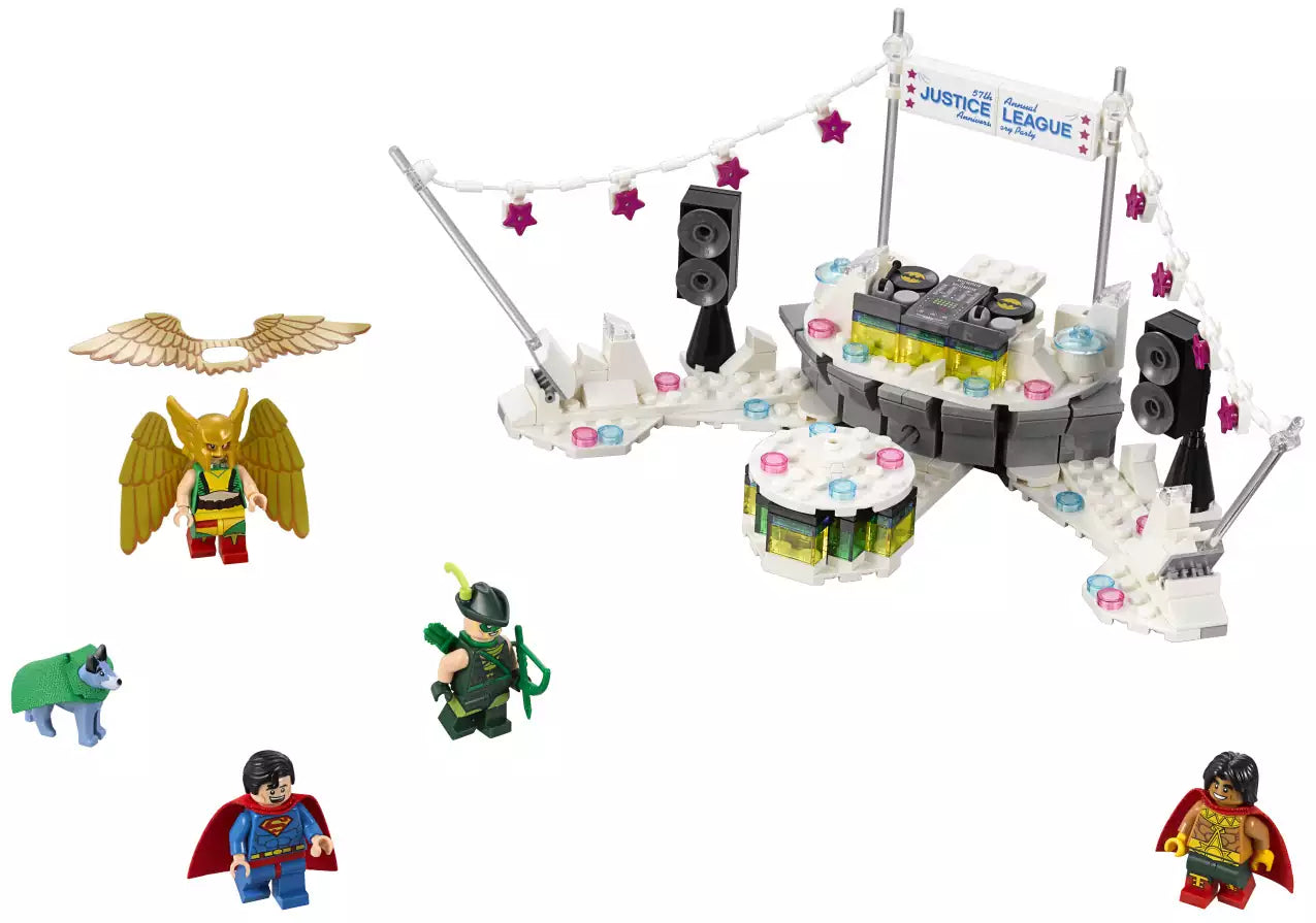 Inhalt: The LEGO Batman Movie 70919 The Justice League Anniversary Party