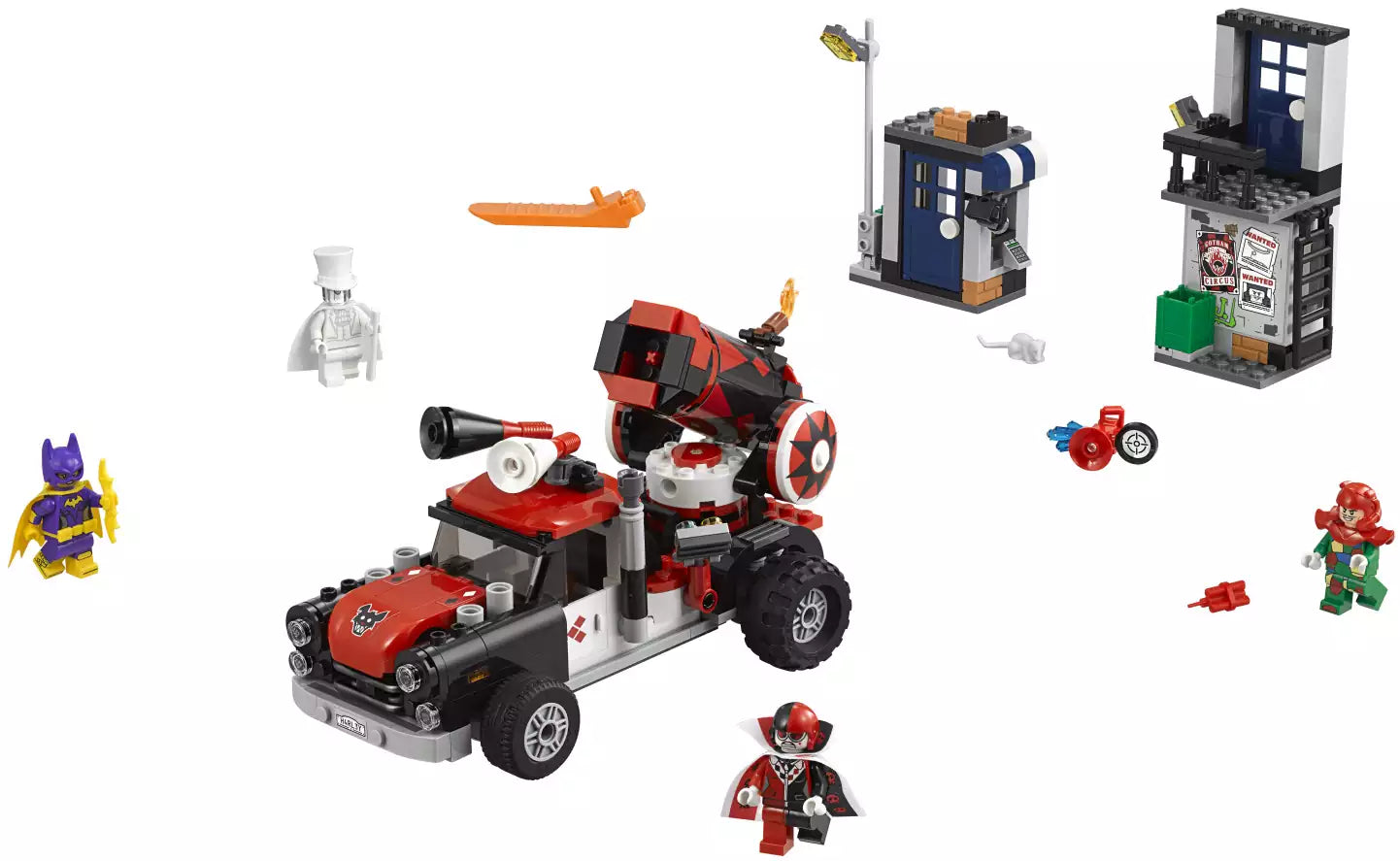 Inhalt: The LEGO Batman Movie 70921 Harley Quinn Kanonenkugelattacke