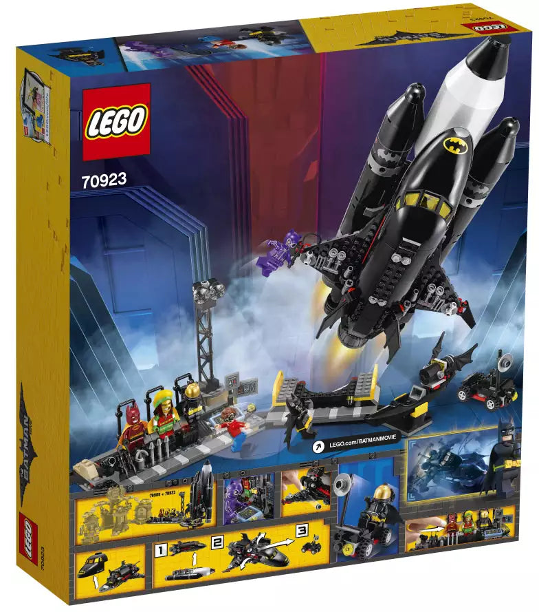 Box Rückansicht: The LEGO Batman Movie 70923 Bat-Spaceshuttle
