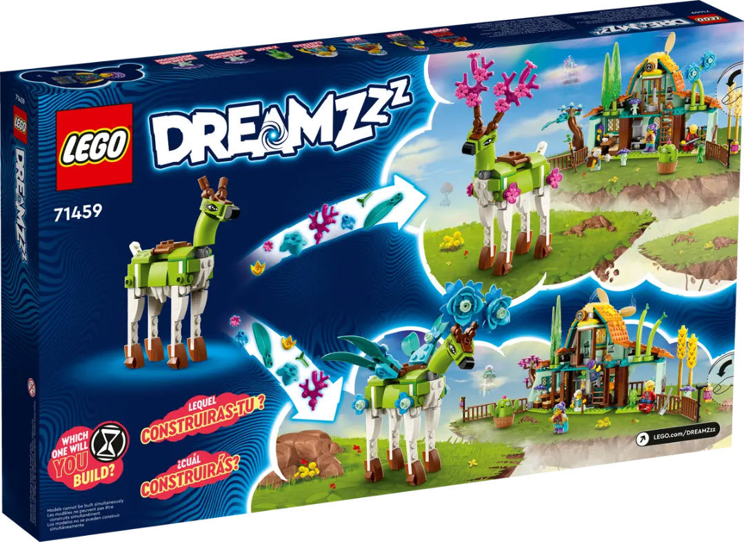 Box Rückansicht: LEGO DREAMZzz 71459 Stall der Traumwesen