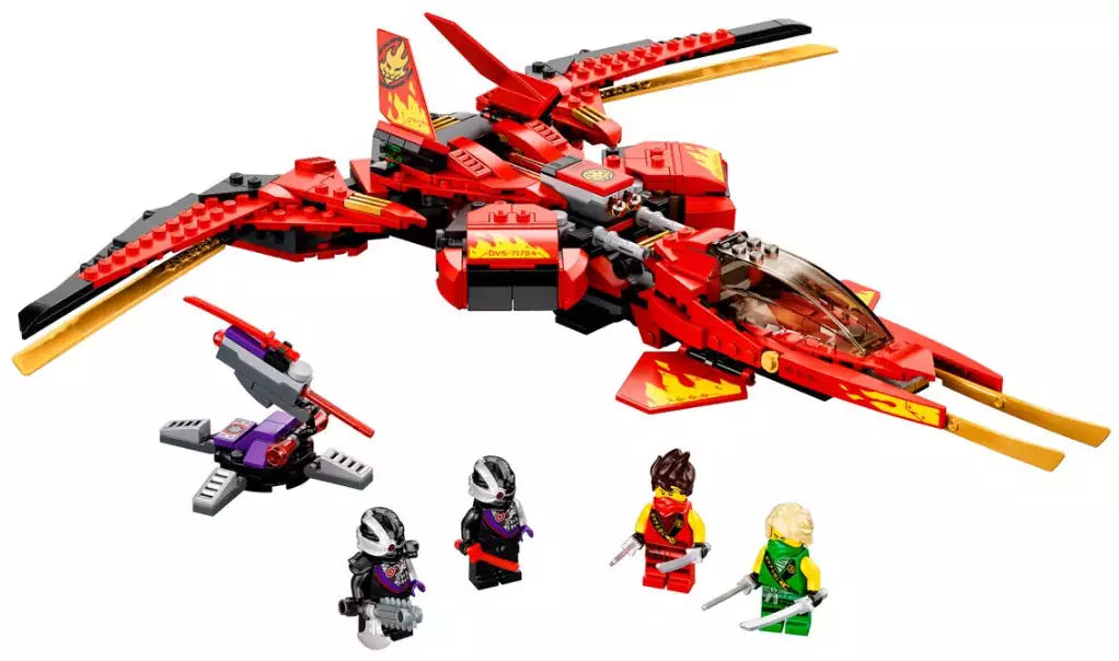 Inhalt: LEGO Ninjago 71704 Kais Super-Jet