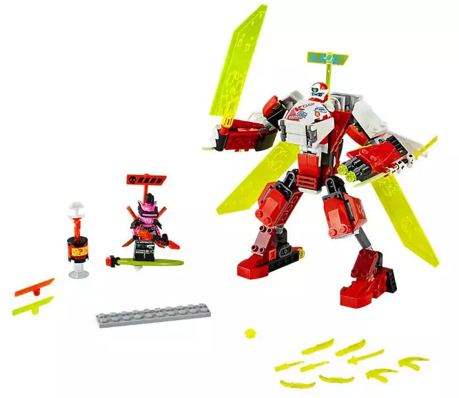 Inhalt: LEGO Ninjago 71707 Kais Mech Jet