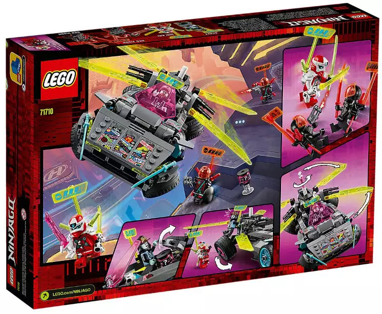 Box Rückansicht: LEGO Ninjago 71710 Ninja-Tuning-Fahrzeug