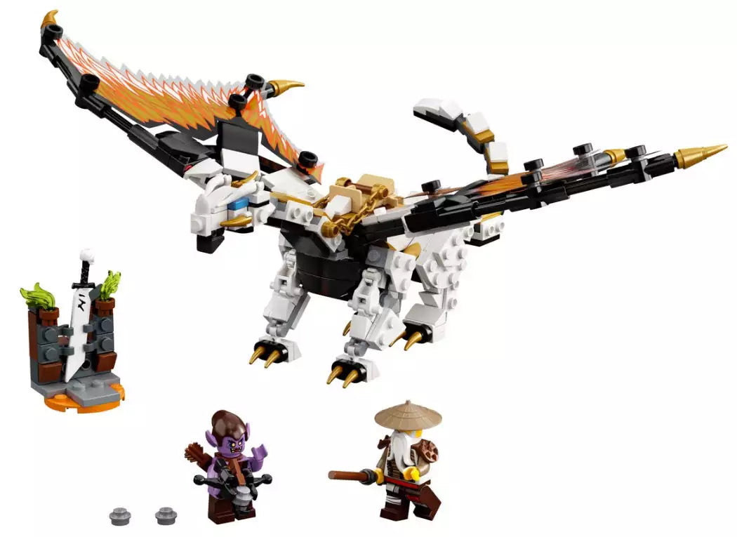 Inhalt: LEGO Ninjago 71718 Wus gefährlicher Drache