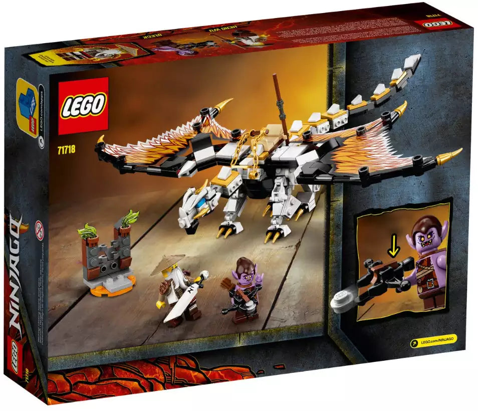 Box Rückansicht: LEGO Ninjago 71718 Wus gefährlicher Drache