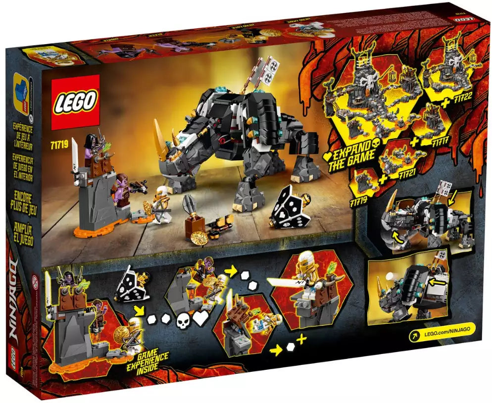 Box Rückansicht: LEGO Ninjago 71719 Zanes Mino-Monster