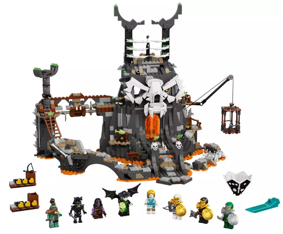 Inhalt: LEGO Ninjago 71722 Verlies des Totenkopfmagiers
