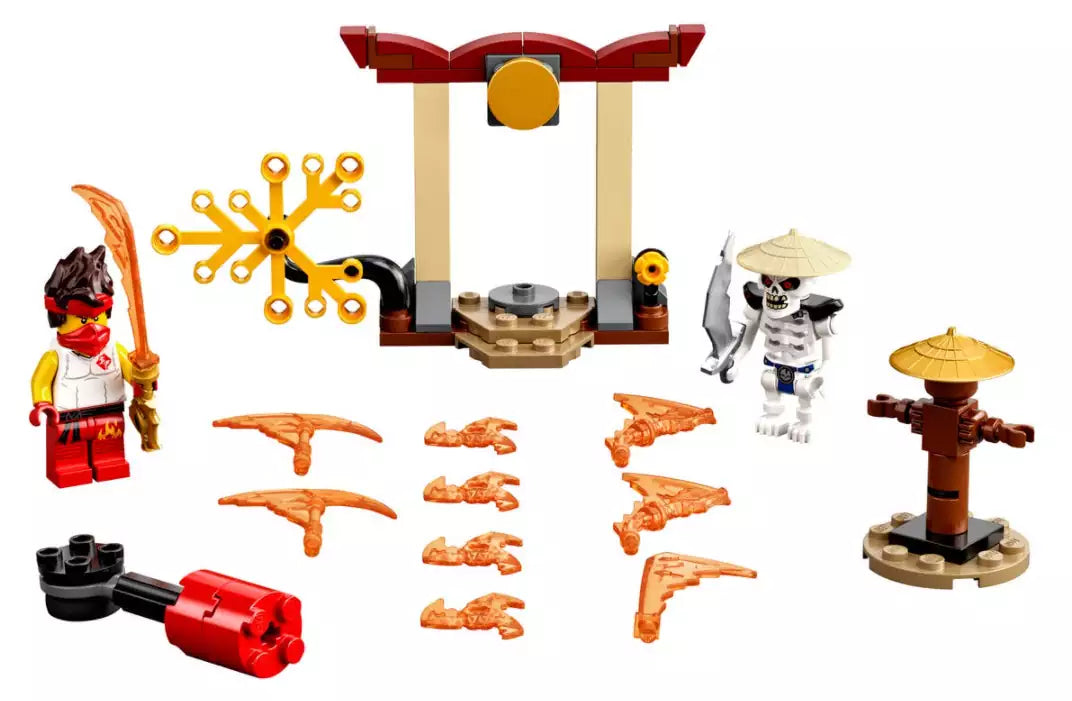Inhalt: LEGO Ninjago 71730 Battle Set: Kai vs. Skulkin