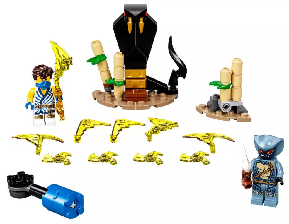 Inhalt: LEGO Ninjago 71732 Battle Set: Jay vs. Serpentine