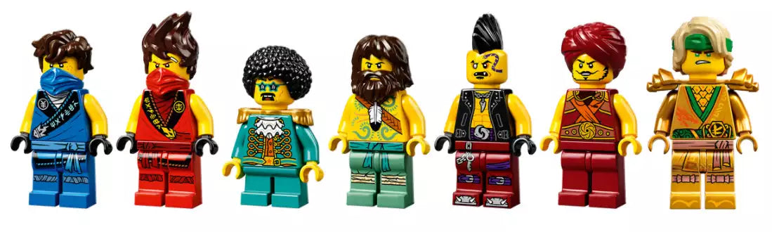 Minifiguren: LEGO Ninjago 71735 Turnier der Elemente