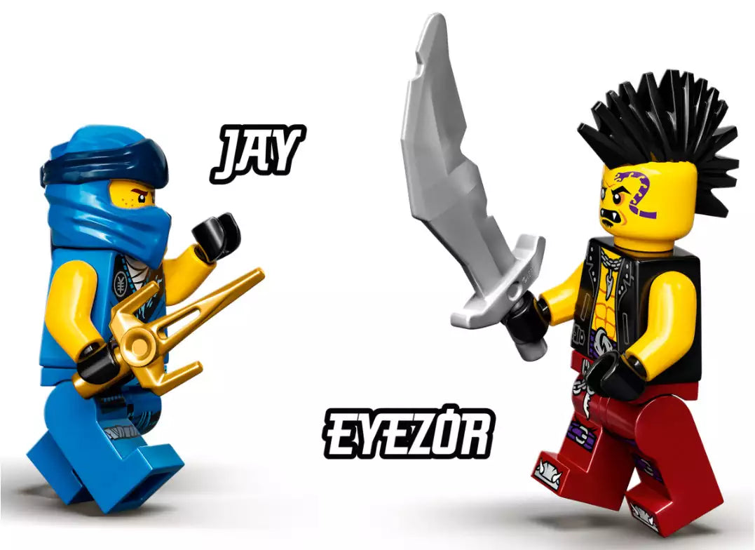 Minifiguren: LEGO Ninjago 71740 Jays Elektro-Mech