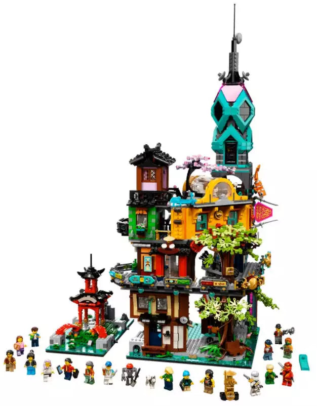 Inhalt: LEGO Ninjago 71741 Die Gärten von NINJAGO City