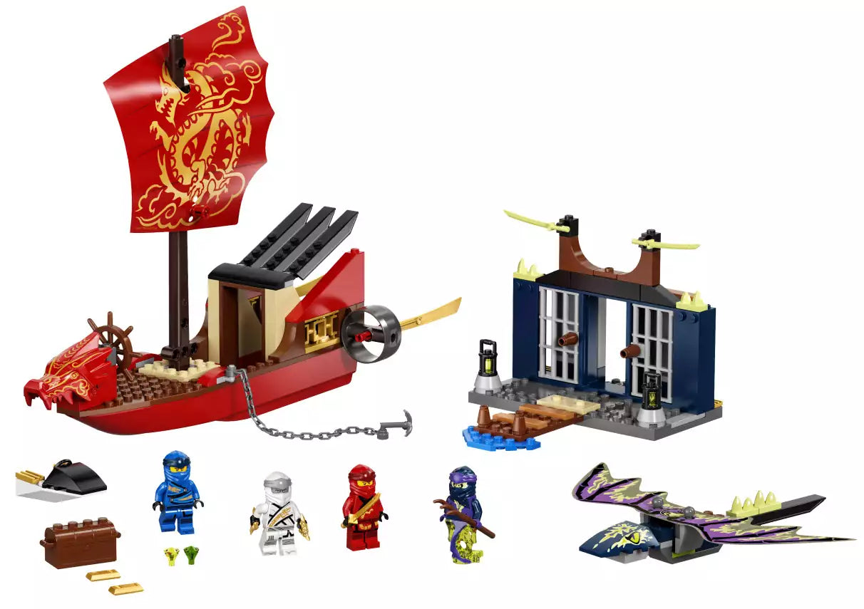 Inhalt: LEGO Ninjago 71749 Flug mit dem Ninja-Flugsegler