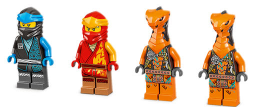 Minifiguren: LEGO Ninjago 71759 Drachentempel