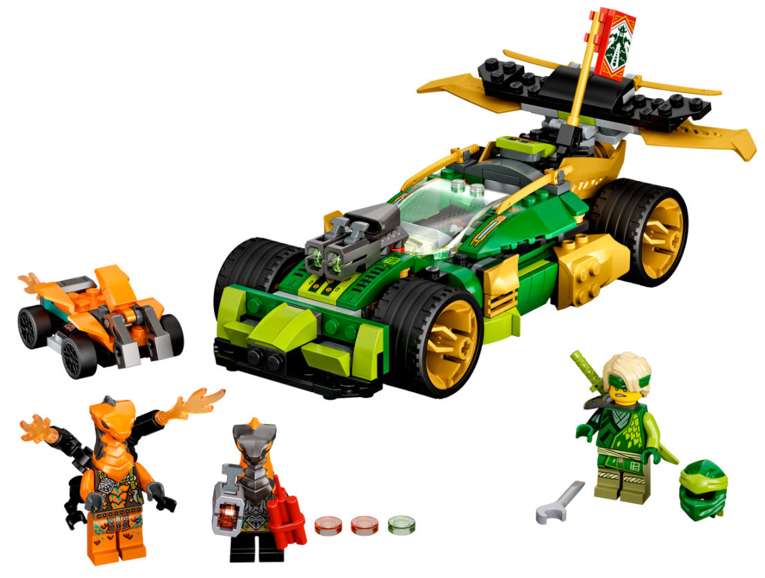 Inhalt: LEGO Ninjago 71763 Lloyds Rennwagen EVO