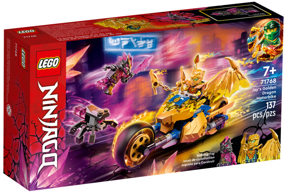 LEGO Ninjago 71768 Jays Golddrachen-Motorrad