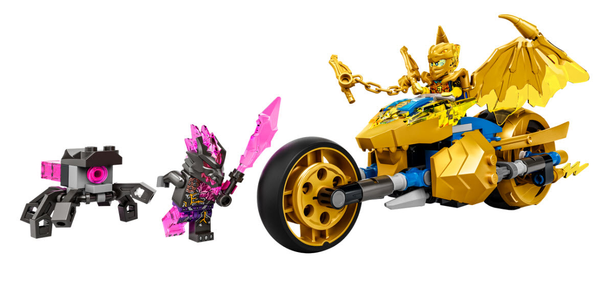 Inhalt: LEGO Ninjago 71768 Jays Golddrachen-Motorrad