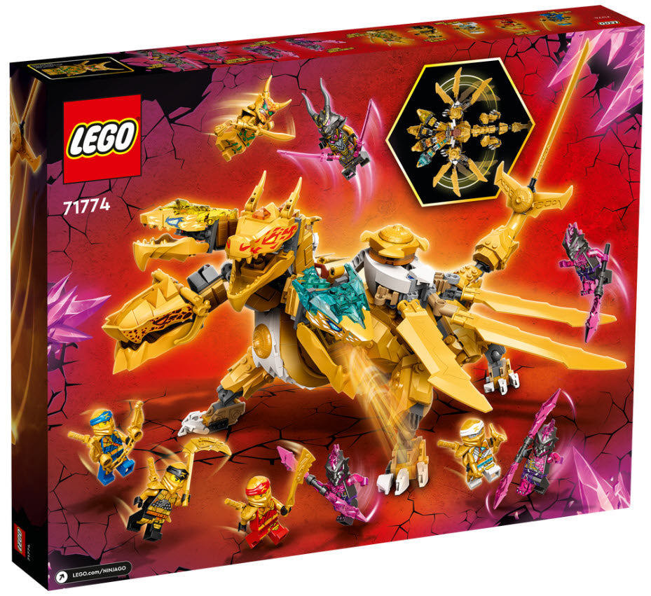 Box Rückseite: LEGO Ninjago 71774 Lloyds Ultragolddrache