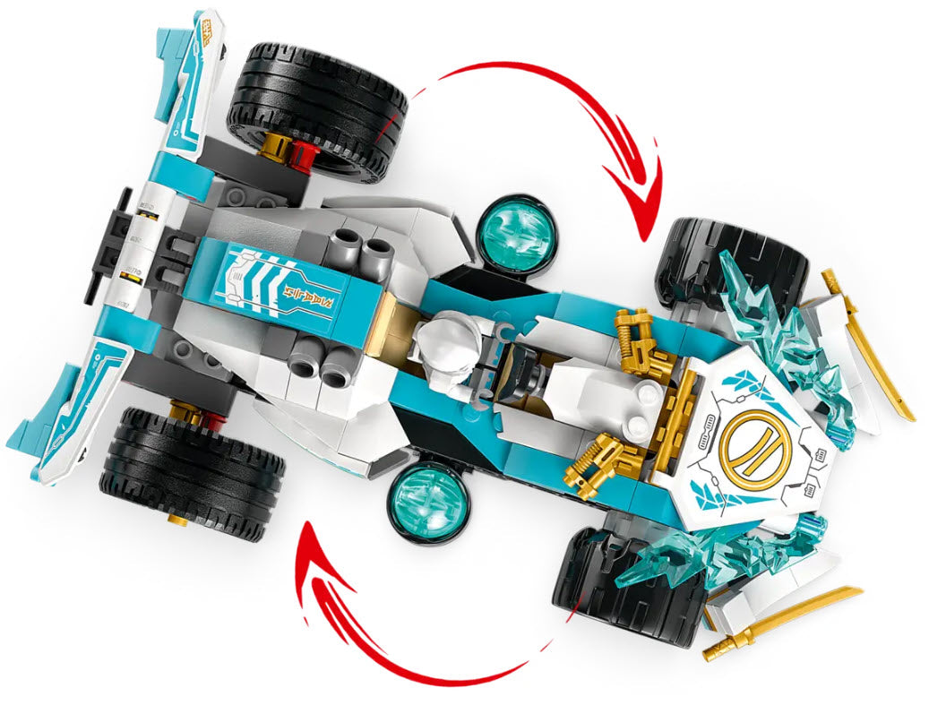 Detail 2: LEGO Ninjago 71791 Zanes Drachenpower-Spinjitzu-Rennwagen