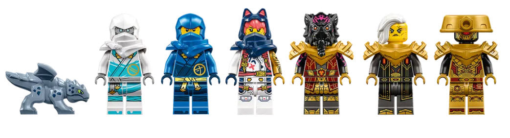 Minifiguren: LEGO Ninjago 71796 Kaiserliches Mech-Duell gegen den Elementardrachen