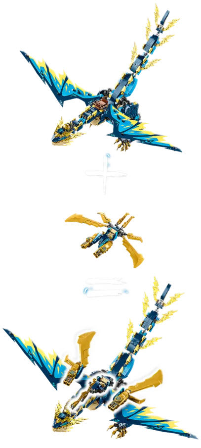 Detail 2: LEGO Ninjago 71796 Kaiserliches Mech-Duell gegen den Elementardrachen
